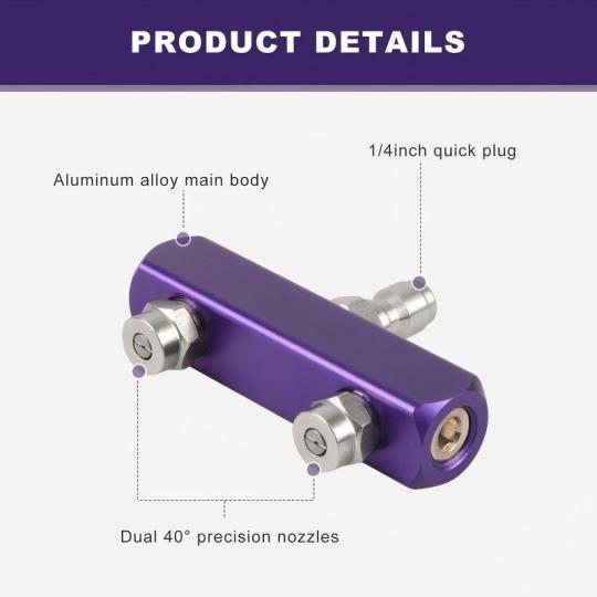 Coocoe 2-in-1 Power Washer Nozzle Tip